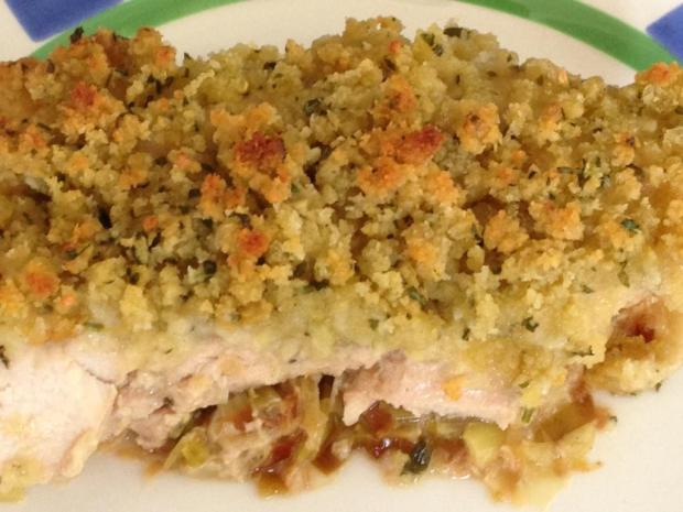 Pollo marinado al horno