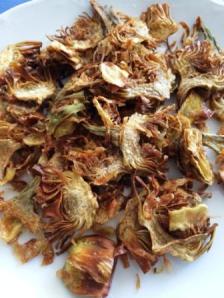 alcachofas fritas