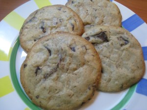 Galletas blanditas de chocolate