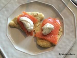 blinis salmon