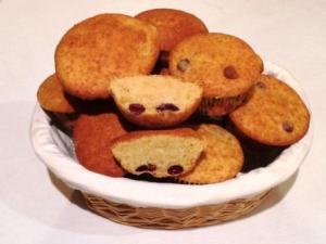 magdalenas arandanos cranberries