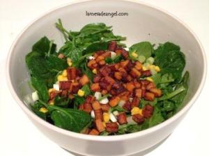 ensalada espinaca calabaza