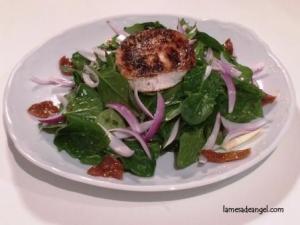 ensalada espinacas