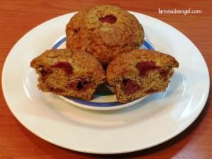 madalenas naranja frambuesa